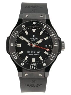 Hublot Big Bang King Black Dial Ceramic 44mm Automatic Mens Watch 312.CM.1120.RX